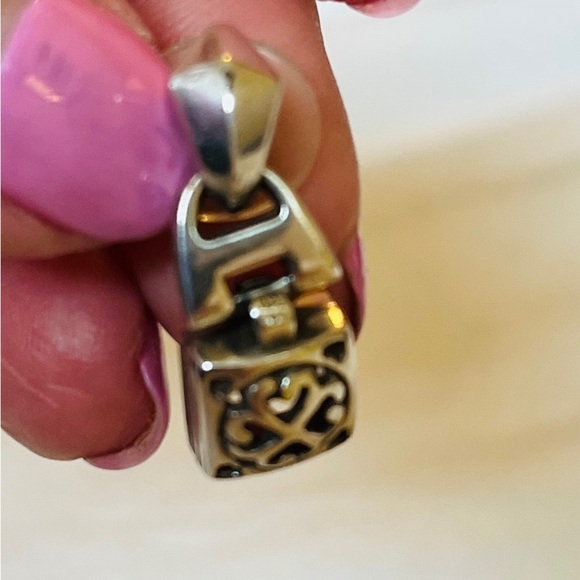 BRIGHTON Reversible Necklace and 2 Pr Earrings- STUNNING! - Picture 6 of 7